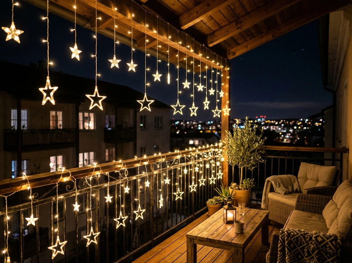Starry entrance lighting
